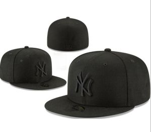 Zomer honkbal caps Bone Men Brand Sport Casual Yankees Hiphop Outdoor Full gesloten gepaste hoeden Word Series Kampioenen Locker Room 9Fifty Sun Hat Borduurwerk A1