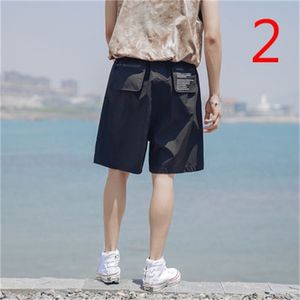 Zomer strand broek heren tij merk trend losse Koreaanse afdrukken Sneldrogende shorts 210420