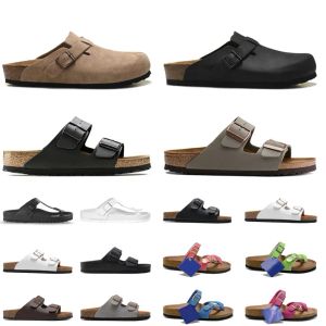 Pantoufles de plage d'été Femme Birken Men de sandale Stock Arizona Sandales Flats de liège Chaussures Chaussures en cuir Birks Birks