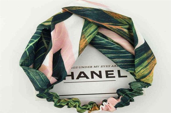 Summer Bohemian Style Bandbands imprimé bandeaux pour femmes Retro Knot Turban Bandage Bandanas Accessoires de cheveux G1206223P9493266