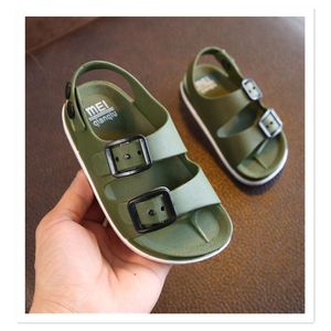 Chaussures pour garçons d'été britannique 1 à 4 ans Baby Non Slip 2018 Sandales en plastique pour enfants L2405
