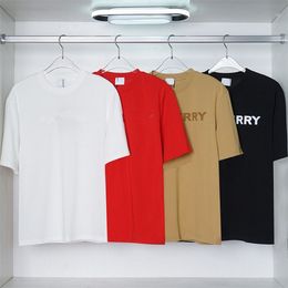 Été marque hommes t-shirt mode hommes femmes vêtements de créateur haute vente à manches courtes décontracté lâche Couple t-shirt # CH44