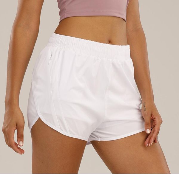 Marque d'été Shorts pour femmes Tenues de yoga Shorts taille haute Exercice bleu blanc Pantalons courts Vêtements de fitness Filles Courir Élastique Pantalons adultes Sportswear hauts qualité