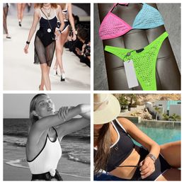 Zomer BH's Sets Sunshine Dames Sport yoga ondergoed badpak ontwerper high-end luxe Bikini C letter Diamond Stitching sexy eendelig badpak tweedelige bikini's