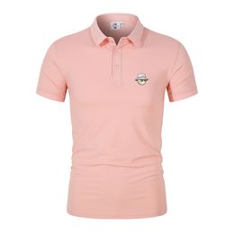 Été Respirant Golf Polo Shirt Hommes Casual Manches Courtes Sport Tee Homme T-shirt Tops S 4XL 220714