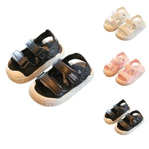 Zomer ademende peuters gladiator sandalen babymeisjes massieve kleur zachte zool hoge schoenen baby non-slip prewalker 240517