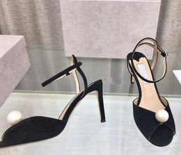 Verano Boda nupcial Mujer Saeda Sandalias Zapatos Tacón de bloque con tobillera adornada con cristales Tacones altos Señora Punta cuadrada Gladiador Sandalias Boda EU35-43