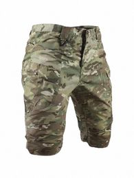 Été Camoue Army Shorts pour hommes tactique militaire multi-poches Cargo Shorts mâle respirant séchage rapide randonnée pantalon court s1ob #