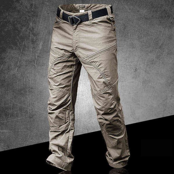 Pantalon cargo d'été hommes kaki noir camouflage armée tactique militaire travail pantalon décontracté survêtement pantalons de survêtement streetwear L220706