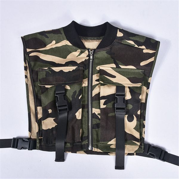Summer Cargo Vests Tanks Diseñador de bolsillos para mujeres sin mangas para mujeres