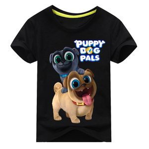 Zomer Cartoon Puppy Hond Pals Print Tee Tops Voor Jongen Meisjes Kleding Kinderen Wit 3D Grappige T-shirt Kids T shirt Kleding BIHF