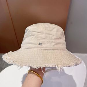 Zomer Casquette Bob Wide Brim Hats Designer Bucket Hat For Women Frayed Cap Blending Caps Designer Modieuze vissershoed