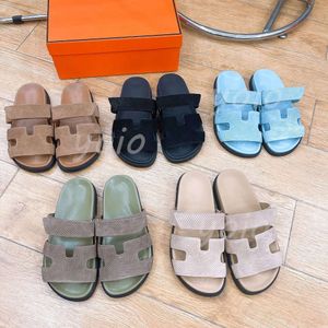 Sandales de plage décontractées d'été Sandales pour femmes Sandales Chypre Sandales Luxury Designer Comfort Slippers Sole Cuir Top Quality Factory