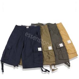 Zomer casual heren designer Carhart cargo korte broek met trekkoord serie shorts, jogging- en hardloopkatoenen shorts, unisex S-2XL