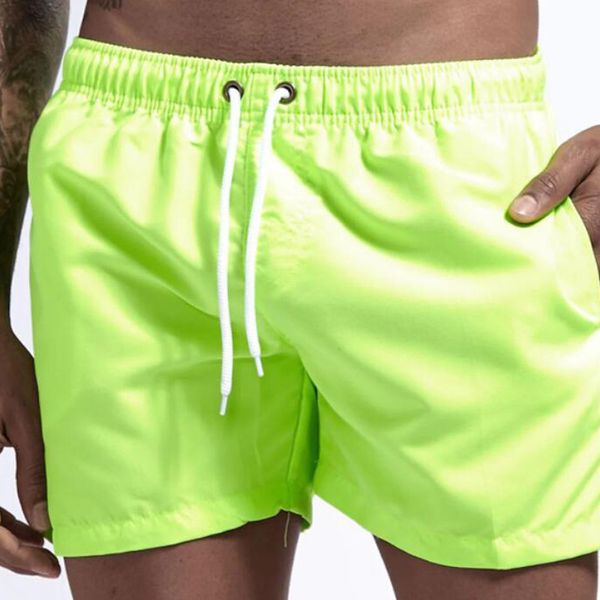 Été décontracté hommes troncs plage court pantalon de créateur cordon lâche short de bain à séchage rapide doublure en maille grande taille homme américain