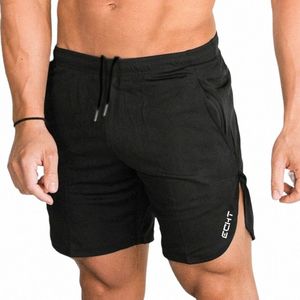 Zomer Casual Shorts Cott Mannen Gym Fitn Bodybuilding Workout Bermuda Mannelijke Kalf-Lengte Korte Broek Running Bottoms Sportkleding l2fd #