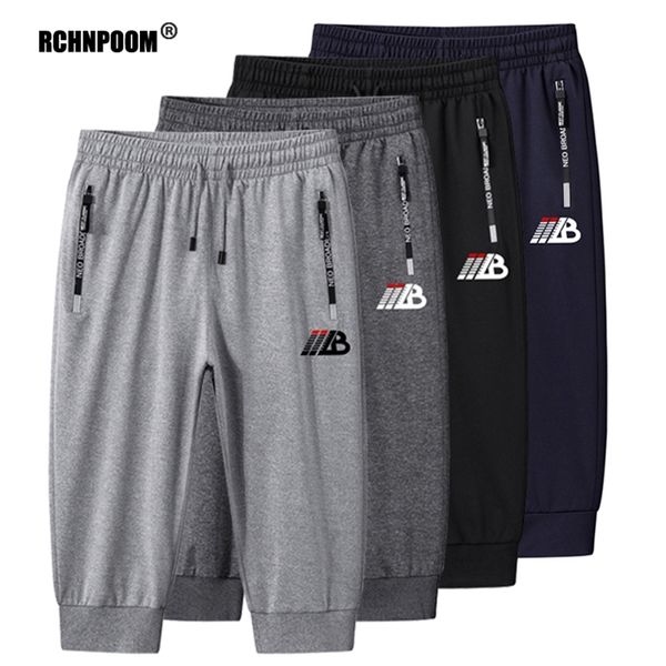 Été Casual Sweatshorts Hommes Shorts Coton Baggy Joggers Culotte Pantalon Capris Mâle Au Genou Workout Slim Hommes Pantalon 220507