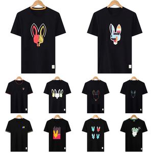 Zomer Casual T Heren Dames Psycho Rabbit 2024 Nieuw Ontwerp Multi Stijl Mannen Shirt Modeontwerper T-shirt Paar Korte Mouw Man tops Maat M-3XL