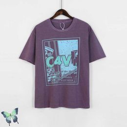 Verano CAV EMPT Japonés Impresión de doble cara Batik Camiseta Hombres Mujeres Camiseta de alta calidad CAV EMPT Moda Casual Camisetas X0726