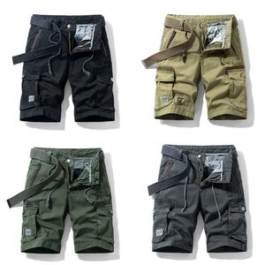 Summer Chaifenko Coton Corgo shorts Men Men de poche décontractée Pantalon militaire lâche Tactique Army Tactical 210713