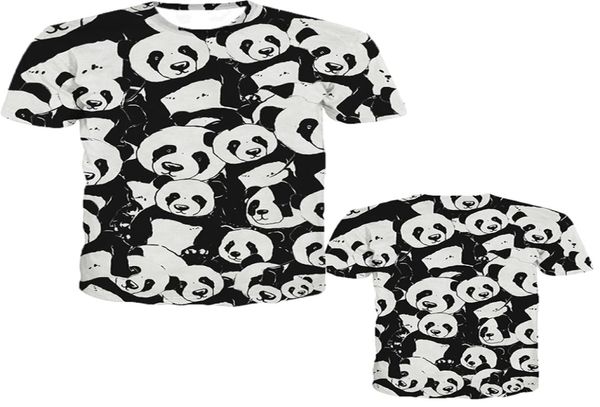 Été enfants 3D Anime t-shirt enfants belle Animal Panda imprimé t-shirt garçons filles mode t-shirts hauts 2104097166993