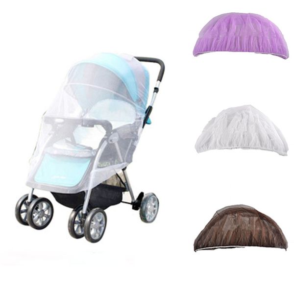 Enfants d'été bébé poussette poussette poussette dentelle moustiquaire filet accessoires accessoires de rideau chariot chariot couverture anti-moustique C3048