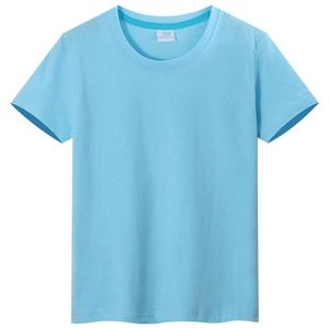 Vêtements d'été pour enfants, T-shirt en coton biologique décontracté à manches courtes, hauts pour garçons et filles de 1 à 12 ans