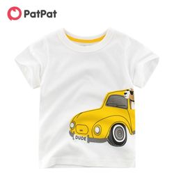 Zomer Kinderkleding Zomer Baby Jongens Kinderen Kortsluiting T-shirt Tops 210528