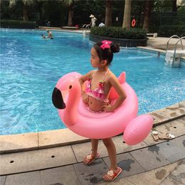 Verano para niños inflable flotante piscina juguetes de playa niños salvavidas deportes acuáticos bebé natación vueltas flotadores inflables flamencos cisne
