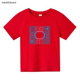 Zomer Kinder T-shirts met korte mouwen en zomerdesigners voor kinderen Mode t-shirt voor jongen en meisje losse letters bedrukte kindertops T-stukken