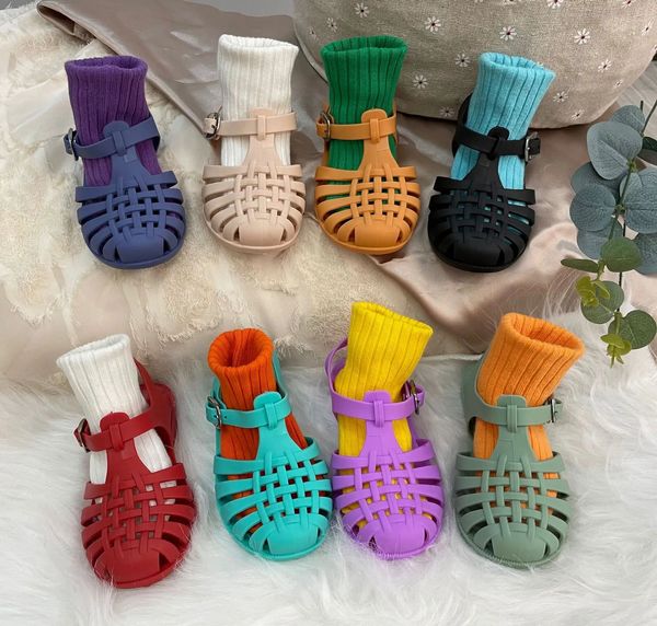 Enfants d'été sandales bébé filles pour tout-petit doux non glissant les chaussures princesse enfants