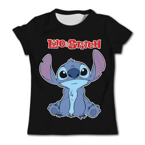 Enfants d'été Top Stitch Imprimé pour enfants T-shirt à manches courtes T-shirt Girls Birthday T-shirts pour garçons Vêtements décontractés