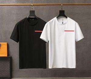 Camisetas clásicas de verano para hombres Camiseta de diseñador superior Camisetas redondas Polos que absorben el sudor de manga corta transpirable al aire libre ropa de alta calidad