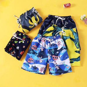 Zomerkledingjongens Boardshorts Fashion Boutique Childrens Wear Casual Loose Kids Short Pants Beach Shorts 110Years 240528