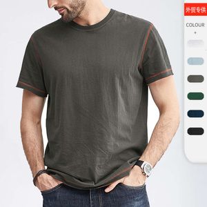 T-shirt à cou rond coloré d'été T-shirt à manches courtes pour hommes