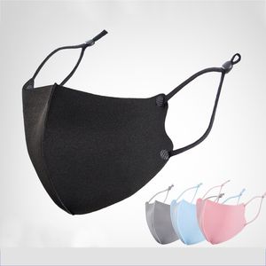 Masque d'été en soie glacée lavable et respirant, protection solaire anti-poussière pour adulte, masque jetable emballé individuellement