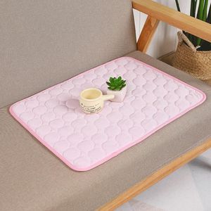 Tapis rafraîchissant d'été pour animaux de compagnie, couverture pour chiens et chats, canapé, lit Super respirant, lavable pour petits, moyens et grands chiens, niche lavable 268c