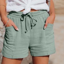 Summer Cotton informal Shorts Women Basic Short Pants Sports pantalones Damas Fashion Home Streetwear ropa de playa 240420