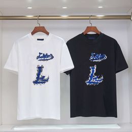 T-shirt de créateur de coton d'été Tshirt pour hommes T-shirts à manches courtes t-shirts à manches courtes T-shirt imprimé 7a Polo de qualité décontractée Polo USA Size S-xl