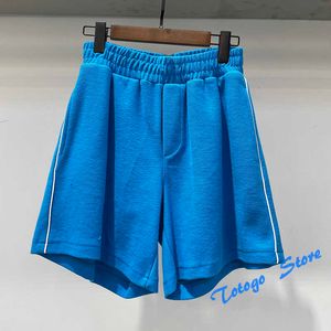 Zomer katoen we11done shorts mannen vrouwen hoogwaardige casual paar broeken eenvoudige pocket drawstring stretch welldone shorts