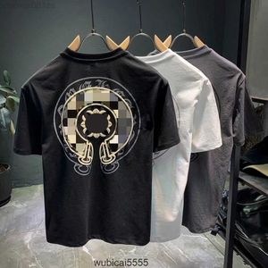 Zomer kruisen T-shirts Heren t-shirt Designer Heren Dames met Chrome Thirts Los hart Ch Print Korte mouw Casual Chromees Man Tee Kleding WPIE