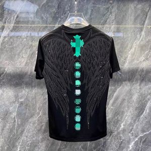 Summer Crosses T-shirts Hommes T-shirt Designer Hommes Femmes avec Chrome Thirts Loose Heart Ch Imprimer Manches courtes Casual Chromees Man Tee Vêtements af