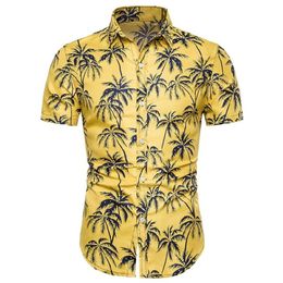 Chemise hawaïenne décontractée pour hommes, Logo personnalisé, mode, haute qualité, imprimé Floral, manches courtes, 2745