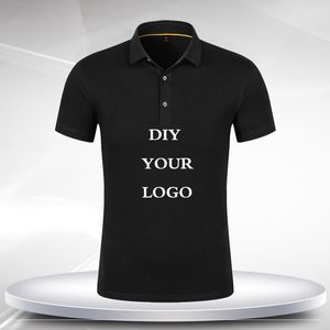 Polo personnalisé d'été imprimé propre design Po texte de haute qualité société de thé décontracté coton chemises à manches courtes vêtements bricolage 220608