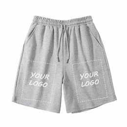 Pantalones cortos personalizados de verano para hombres unisex DIY quintos pantalones su propio diseño logotipo mujeres patrón personalizado ropa deportiva corta P2zi #