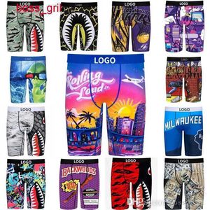 Diseñador de verano 3XL Calzoncillos para hombre Marca Boxer Shorts Deportes apretados Transpirable Impreso Ropa interior Boxers Calzoncillos con paquete