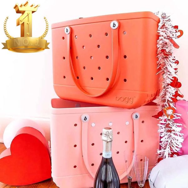 Diseñador de verano Bogg grande Bolsa de playa impermeable Organizador PVC Plástico Bolsas de cesta para hombre Bolso de mano Embrague de mujer Fin de semana Pochette Lage Trun Bolsas de viaje S S