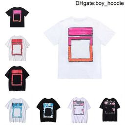 Summer Designer Luxury Men's t Shirt Offs Back Arrow x Letters Brand Print Women T-shirt Casual Cotton Tops Tees T-shirts Hip Hop Short Sleeve Couples Sports Tshirts XIXV