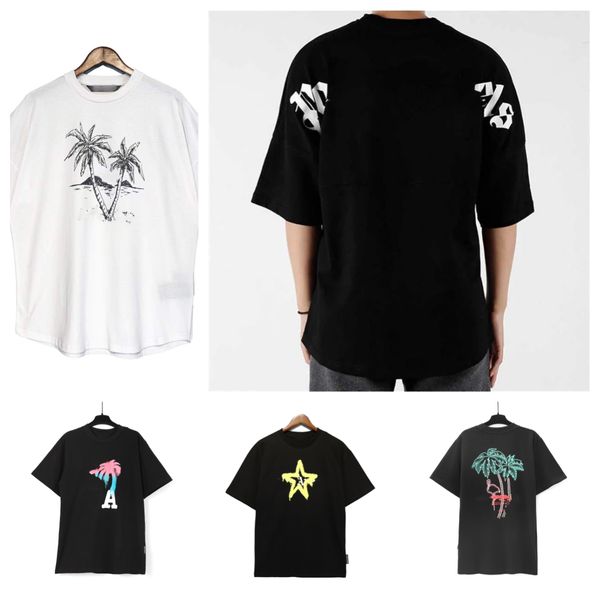 Ange T Shirt Designer Vêtements Spray Lettre Manches Printemps Été Mini Marée Homme Femme Tee Maglietta Angels