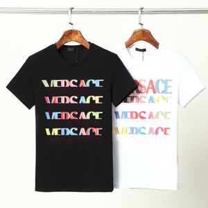 Camiseta de diseñador de verano para hombre, marca de moda, impresión clásica del alfabeto Dumeisar, 100% algodón, estilo múltiple, blanco y negro, camiseta suelta para mujer5MK8